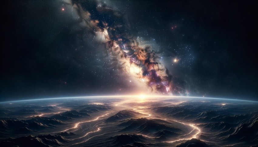 The universe is made up of a huge number of galaxies, and our solar system is just a small part of it.