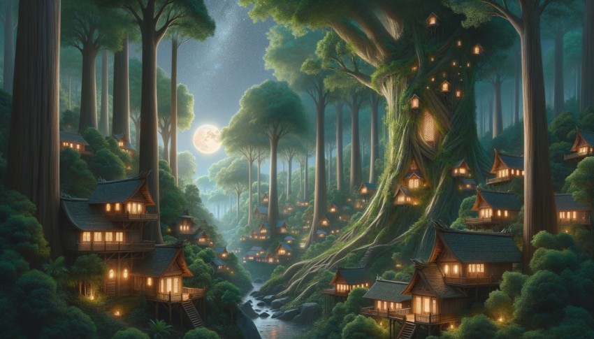 Places in fantasy worlds are often created with boundless imagination.