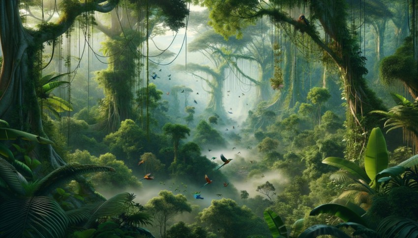 Forests are a rich ecosystem, full of biodiversity, including plants and animals.