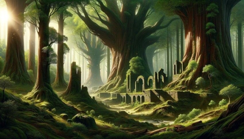 Forests are a rich ecosystem, full of biodiversity, including plants and animals.