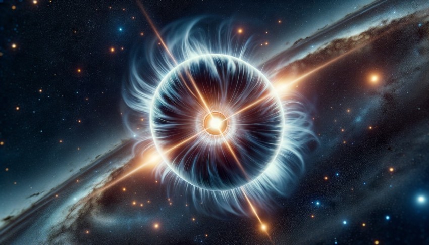 The explosion of a supernova led to the formation of several planets