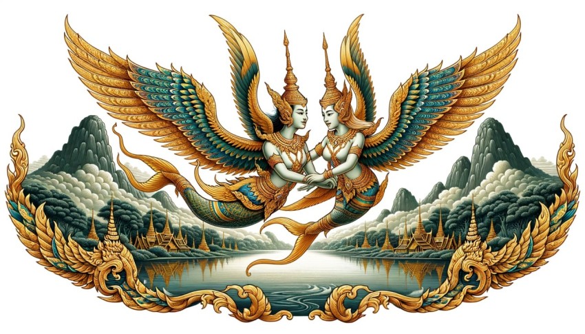 Mythical creatures in Thai fantasy worlds
