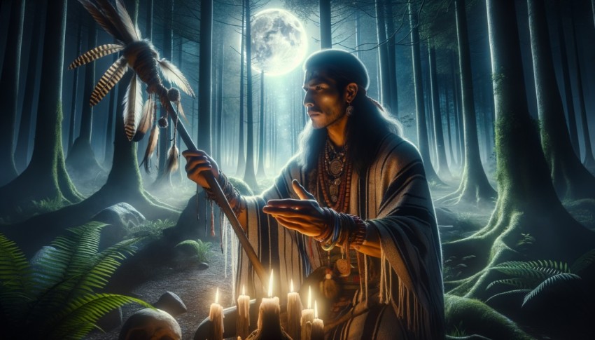 Rituals involving objects in traditional Thai style