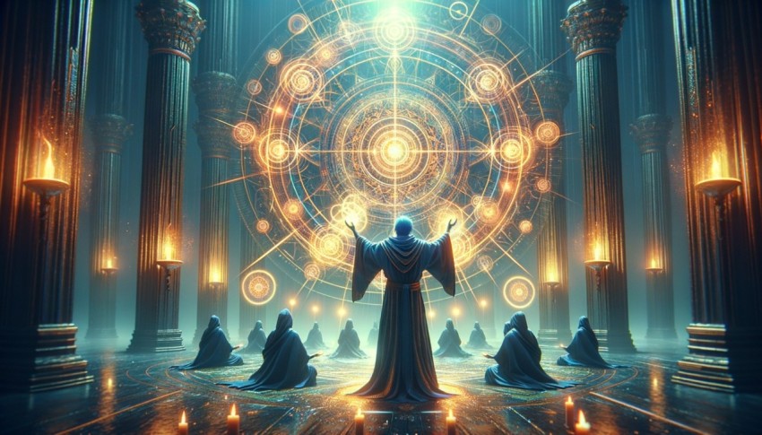 Rituals involving objects in traditional Thai style