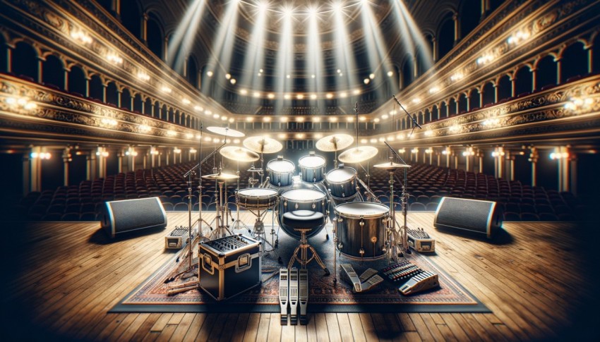 Drum playing to unify sound direction