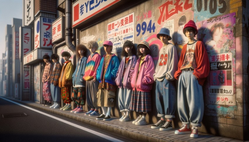 90s fashion was characterized by oversized clothes, high-waisted jeans, and street style looks.