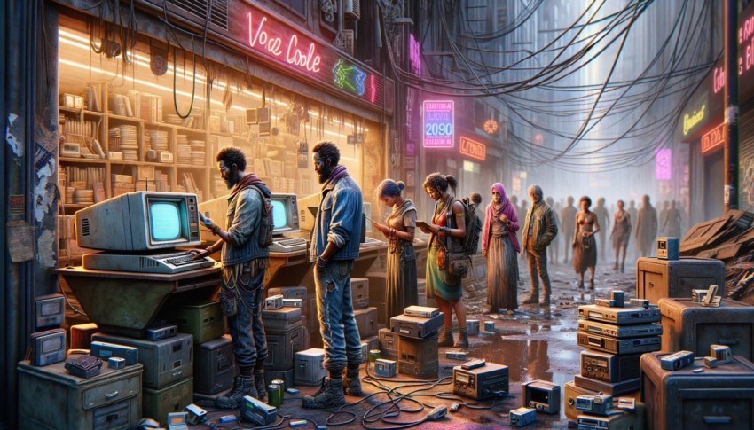 The interpretation of the 90s in terms of fashion and entertainment can be seen as a social experiment.