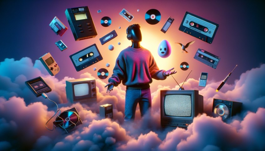 The interpretation of the 90s in terms of fashion and entertainment can be seen as a social experiment.