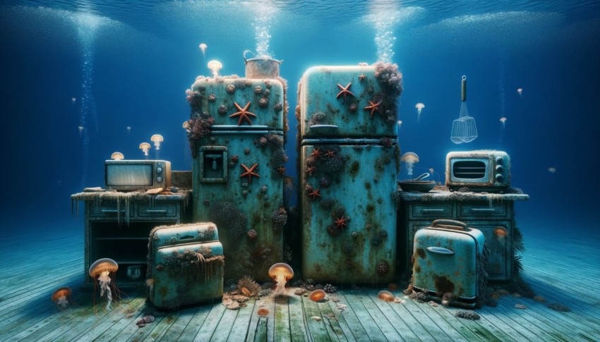 In a city without sunlight, refrigerators do not keep things cold, but simulate light and temperature conditions.