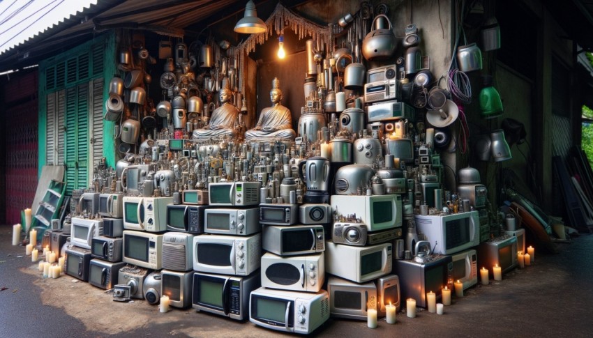 In a city without sunlight, refrigerators do not keep things cold, but simulate light and temperature conditions.