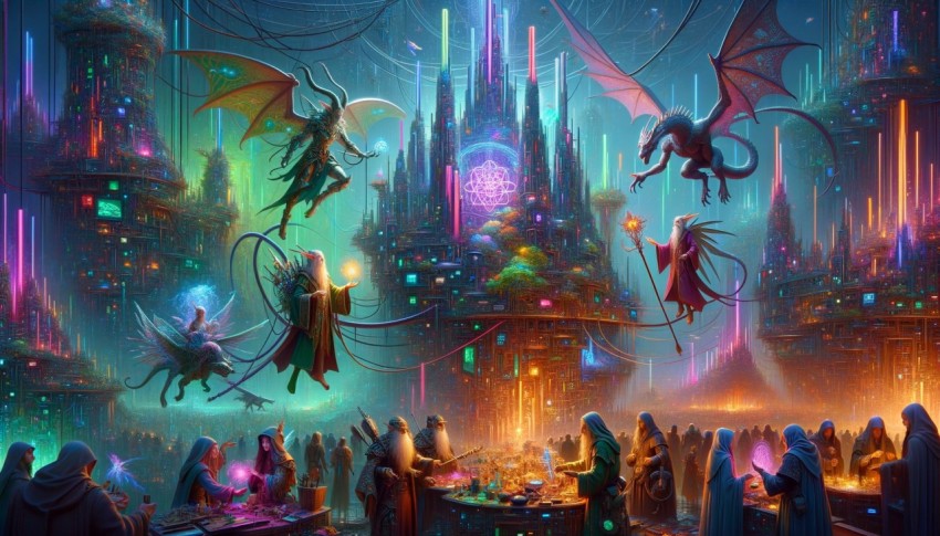 The gods of the digital age do not live on mountains or in floating castles,