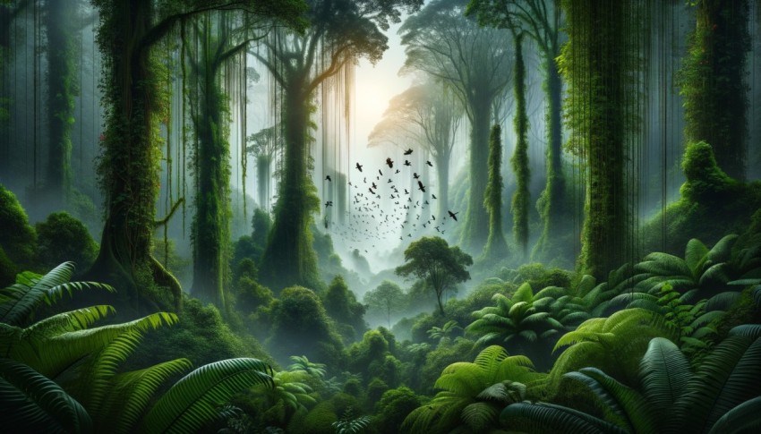 A river in the dimension of light flows backward through time, dividing the borders of a civilization that