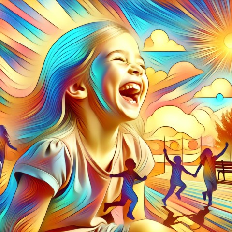 Capture the essence of joy in a child's laughter  4