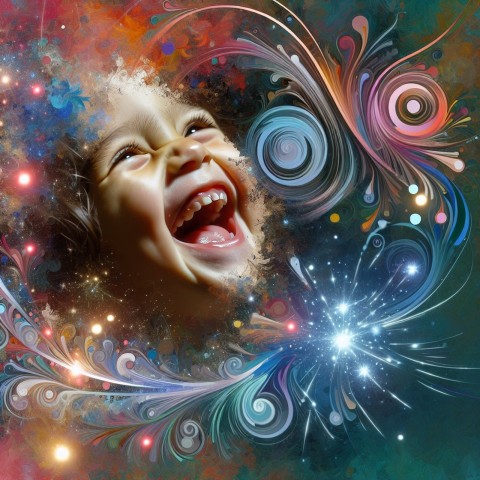 Capture the essence of joy in a child's laughter  2