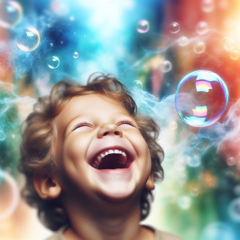 Capture the essence of joy in a child's laughter  1