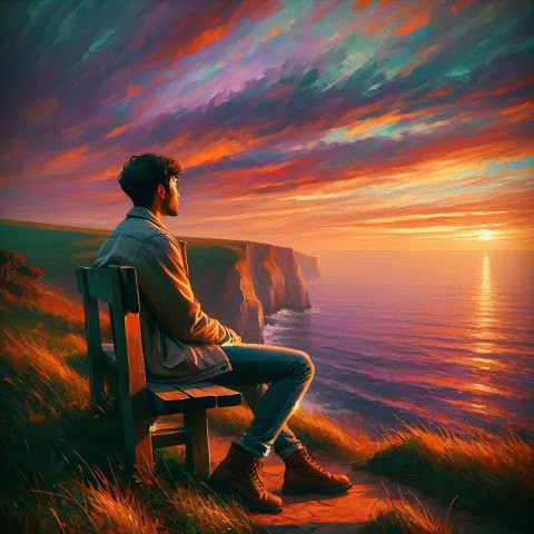 Photograph a moment of contemplation by the sea 8