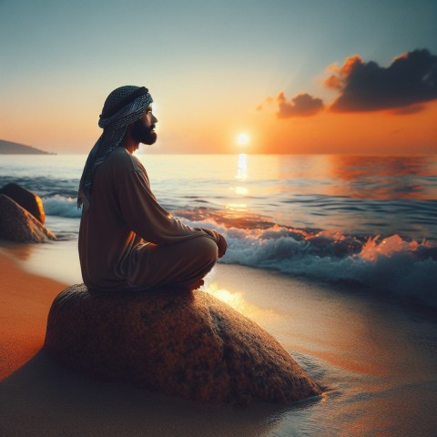 Photograph a moment of contemplation by the sea 7