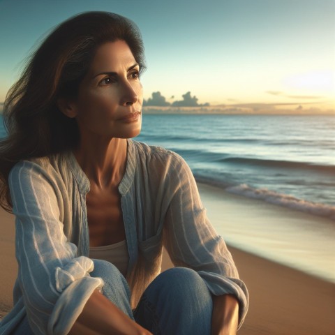 Photograph a moment of contemplation by the sea 4